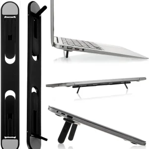 Foldable Keyboard Riser Stand, Self-Adjusting Laptop Feet with Dual Angles Small