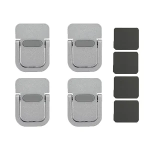 4 PCS Keyboard Stand Riser SelfAdhesive Portable Laptop Feet Zinc Alloy