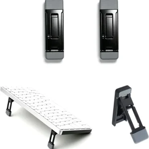 Keyboard Riser,2 Pcs Portable Laptop Stands Foldable Small Lifter Feet